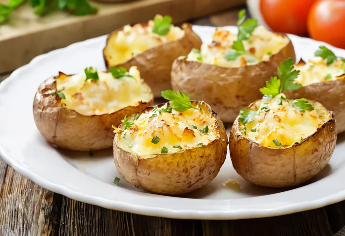 FRESHLY BAKED JACKET POTATOES